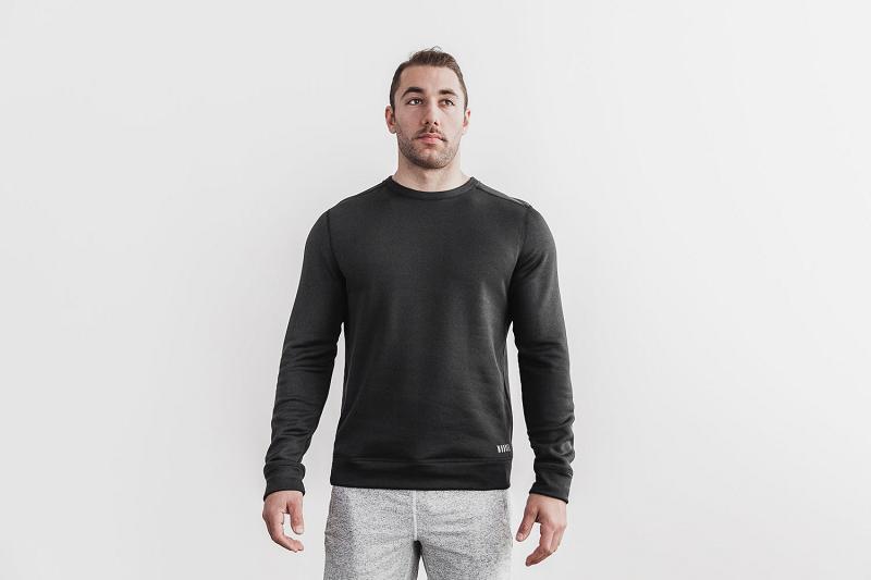 Men's Nobull Performance Crew Hoodie Black | SG S2519G